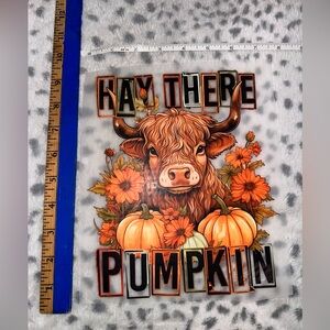 3/$10 🆕 DTF image ; Halloween cow
